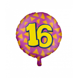 Folieballon Happy 16