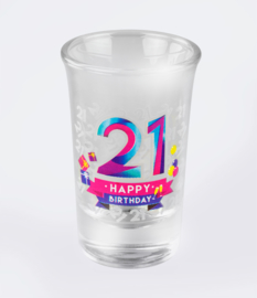 Happy shot glasses