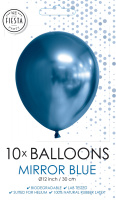10 Ballonnen Mirror Blue