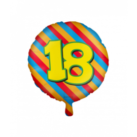 Folieballon Happy 18