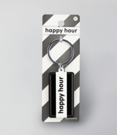 Black & White keyring - Happy Hour