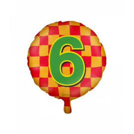 Folieballon Happy 6