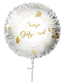 105 - Folieballon Hoera getrouwd