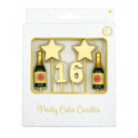Party Cake Candles 16