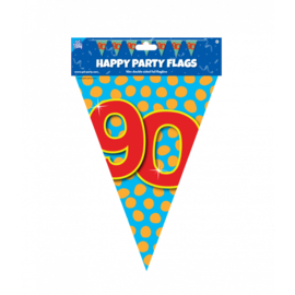 Vlaggenlijn Happy 90