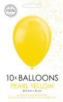 10 Ballonnen Pearl Yellow