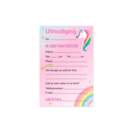 Uitnodigingen Unicorn
