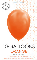10 Ballonnen Orange