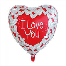 000 - Folieballon 'I love you' 92cm