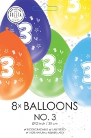 Ballonnen cijfer 3