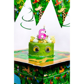 Kaars Jungle 6 flamingo