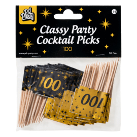 Cocktail prikkers Classy 100
