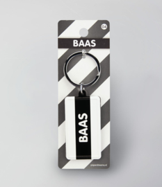 Black & White keyring - Baas