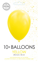 10 Ballonnen Yellow