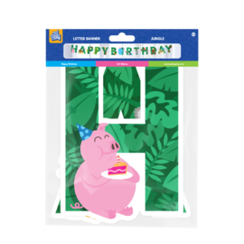 Letter banner Jungle