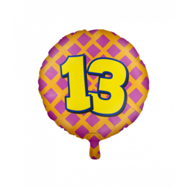 Folieballon Happy 13