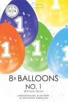 Ballonnen cijfer 1