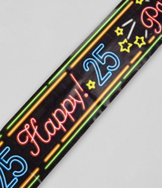 Party tape neon Happy 25