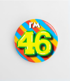 Button Happy 46 jaar