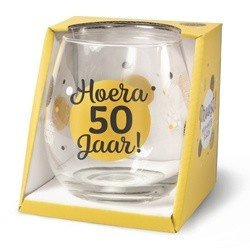 Wijn/water glas  -  50 jaar