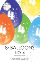 Ballonnen cijfer 4