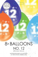Ballonnen cijfer 12
