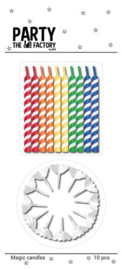 Taartkaarsjes Magic assorti