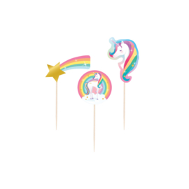 Cocktail prikkers Unicorn