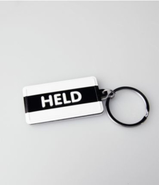 Black & White keyring - Held