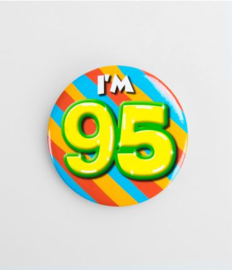 Button Happy 95 jaar