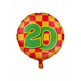 Folieballon Happy 20