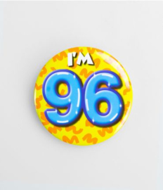 Button Happy 96 jaar