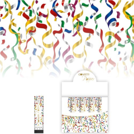 Confetti popper multi color 20cm