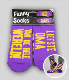 Funny socks - liefste oma