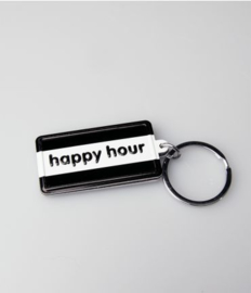 Black & White keyring - Happy Hour