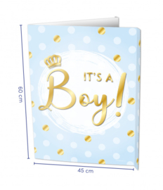 Window Sign - It's a boy!