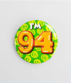 Button Happy 94 jaar