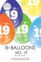 Ballonnen cijfer 19