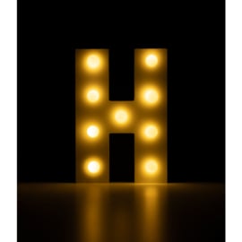 Light Letter H