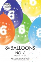 Ballonnen cijfer 6