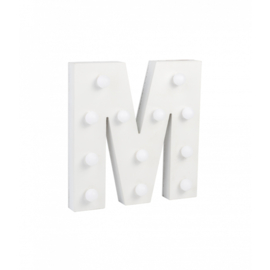 Light Letter M