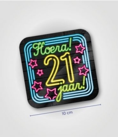 Onderzetters neon 21