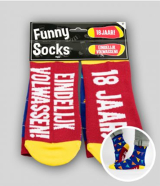 Funny socks - 18 jaar