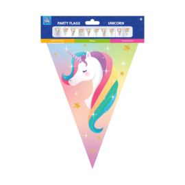 Vlaggenlijn folie Unicorn