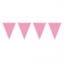 Mini vlaggenlijn roze