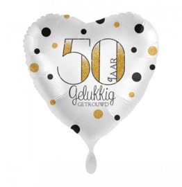 026 - Folieballon 50 jaar getrouwd