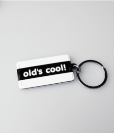 Black & White keyring - Old's cool!