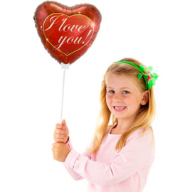 000 - Mini Figuurballon 'I love you'