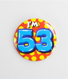 Button Happy 53 jaar