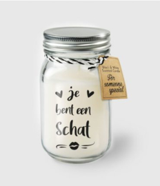 Black & White Candle -  je bent een schat